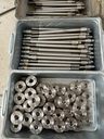 Finished batch of control-valve stems and seats