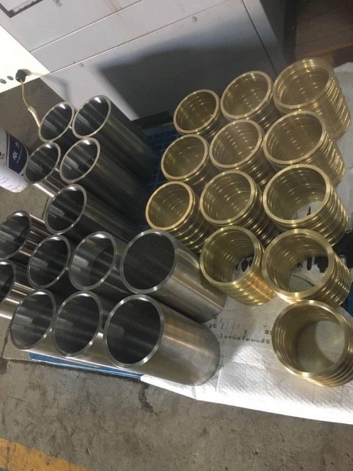 Machined copper alloy parts