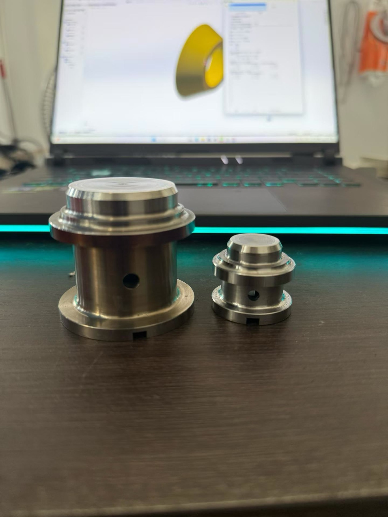 Finished custom hardfaced valve disc with a machined working surface