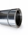 Close-up of hard chrome plated pump sleeve machined to drawing