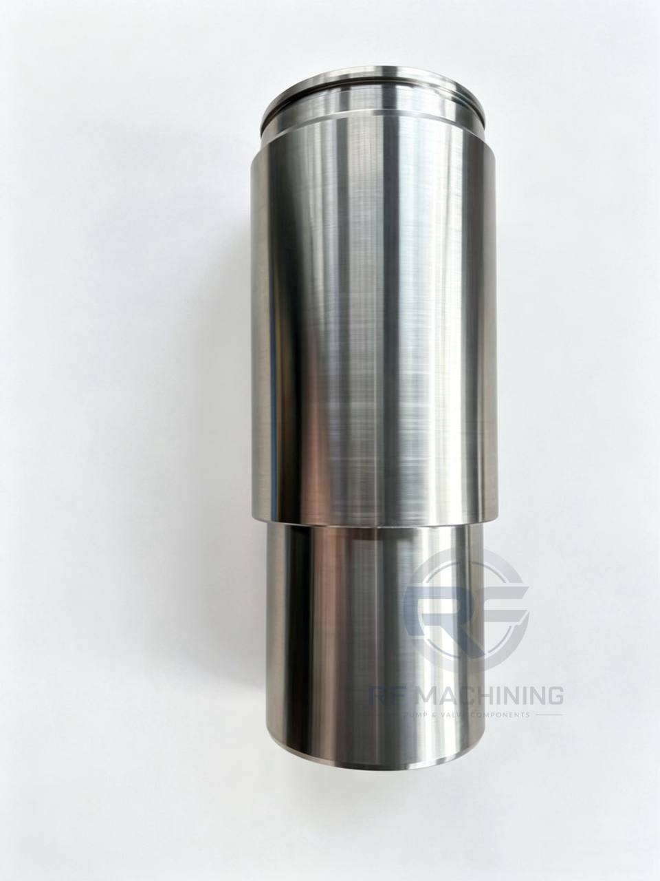 Custom 304 pump shaft sleeve with machined grooves