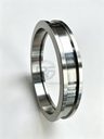 Custom Duplex 2205 pump wear ring with machined locating profile