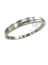 Custom 304 pump wear ring with machined ring profile